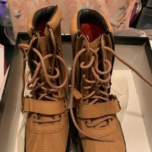 Ralph Lauren boots.